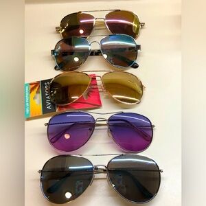 Aviator Sunglasses - 5 pairs